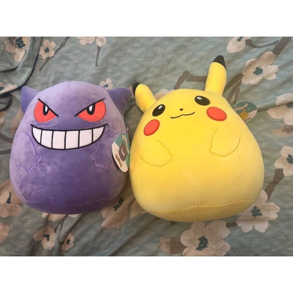 Squishmallows Other - NWT Pokémon squishmallows pikachu & gengar